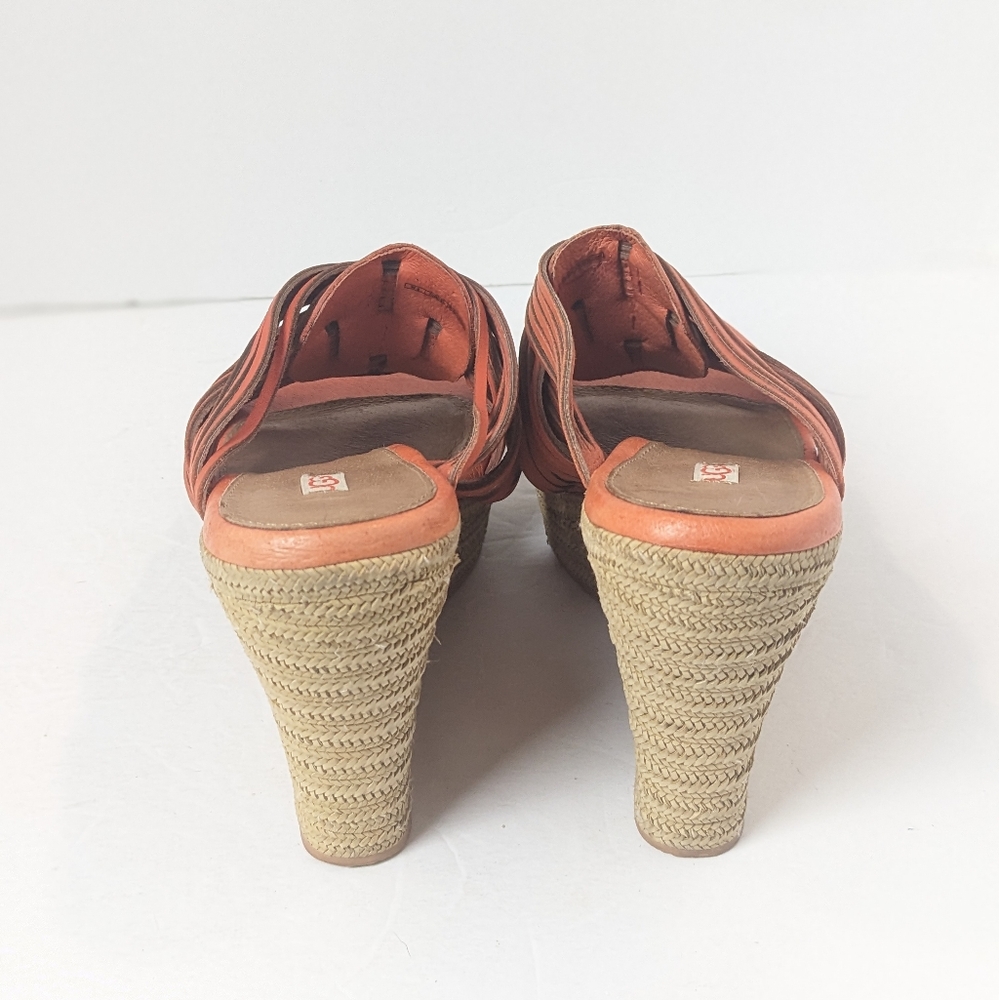 UGG Orange leather Melinda Wedges - Picture 5 of 16
